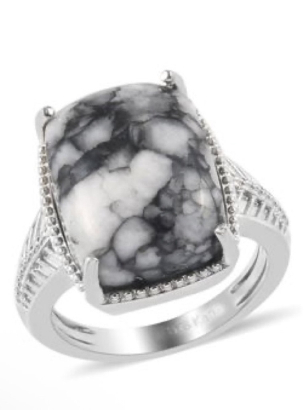 Austrian Pinolith Solitaire Ring